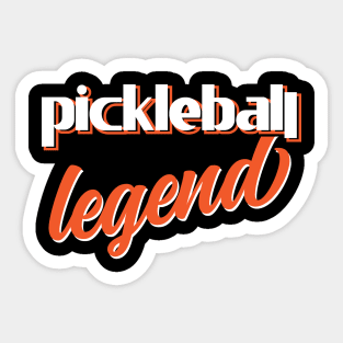 Vintage Pickleball Legend Sticker